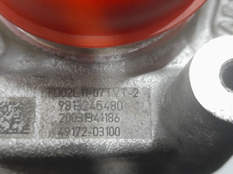 Recambio de turbocompresor para opel crossland x / crossland (p17, p2qo) 1.5 turbo d (75) referencia OEM IAM 9813245480  