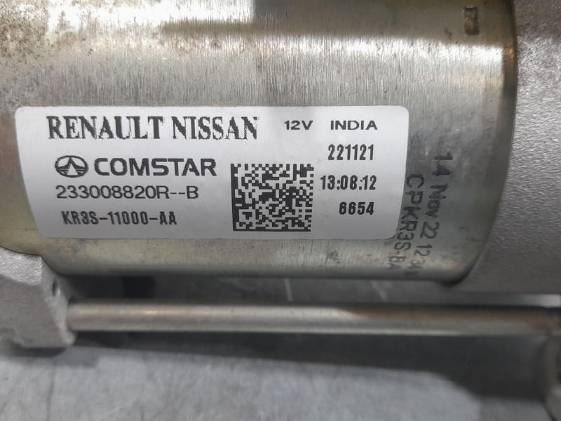 Recambio de motor arranque para dacia sandero stepway essential referencia OEM IAM 233008820R KR3S11000AA COMSTAR
