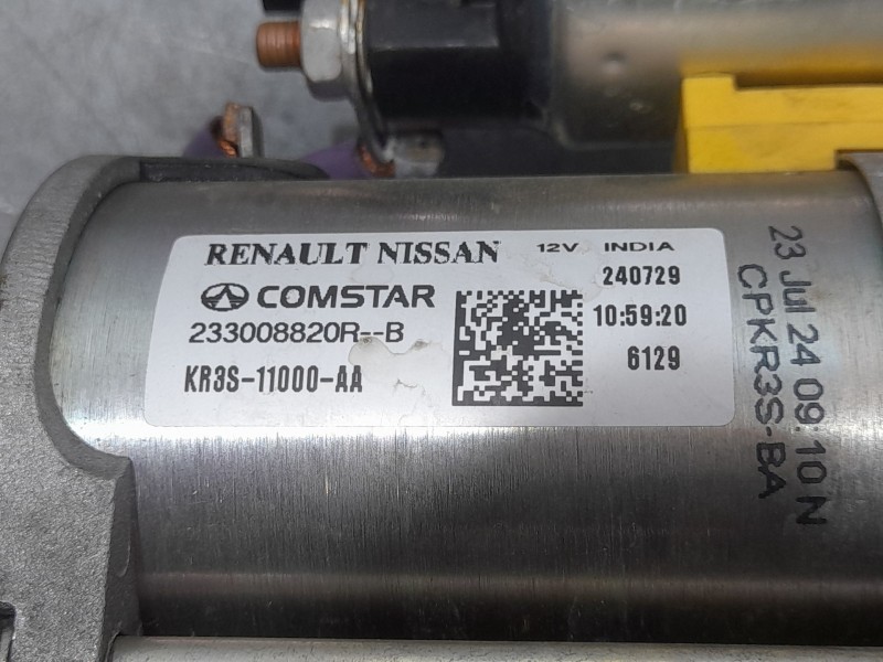 Recambio de motor arranque para dacia sandero iii 1.0 tce 100 eco-g referencia OEM IAM 233008820R KR3S11000AA COMSATR
