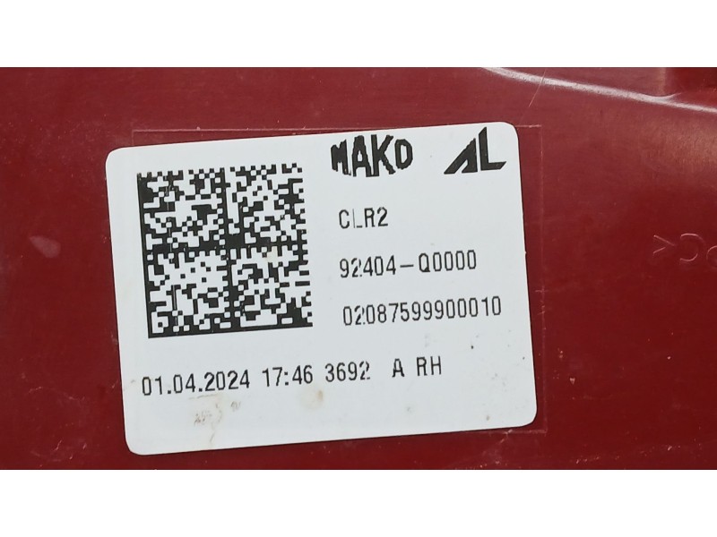 Recambio de piloto trasero derecho interior para hyundai i20 iii (bc3, bi3) 1.2 referencia OEM IAM 92404Q0000  