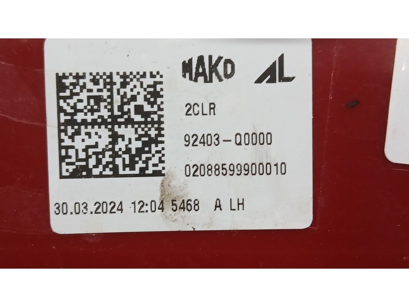 Recambio de piloto trasero izquierdo interior para hyundai i20 iii (bc3, bi3) 1.2 referencia OEM IAM 92403Q0000  