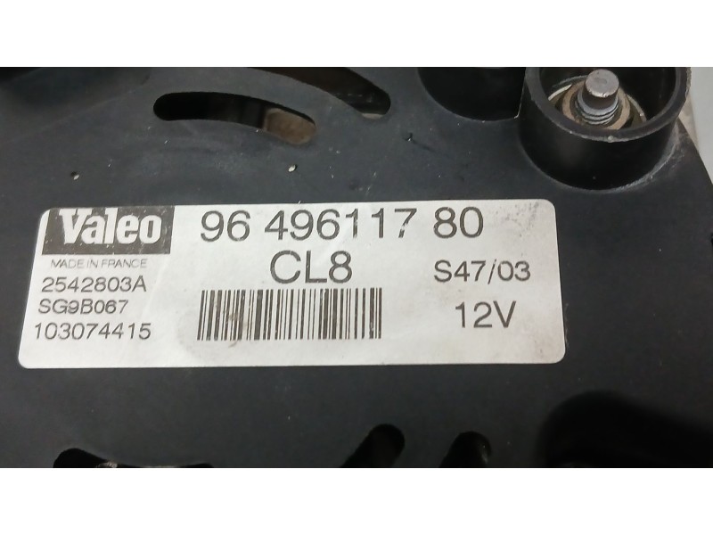 Recambio de alternador para peugeot 307 sw (3h) 1.6 16v referencia OEM IAM 9649611780  2542803A