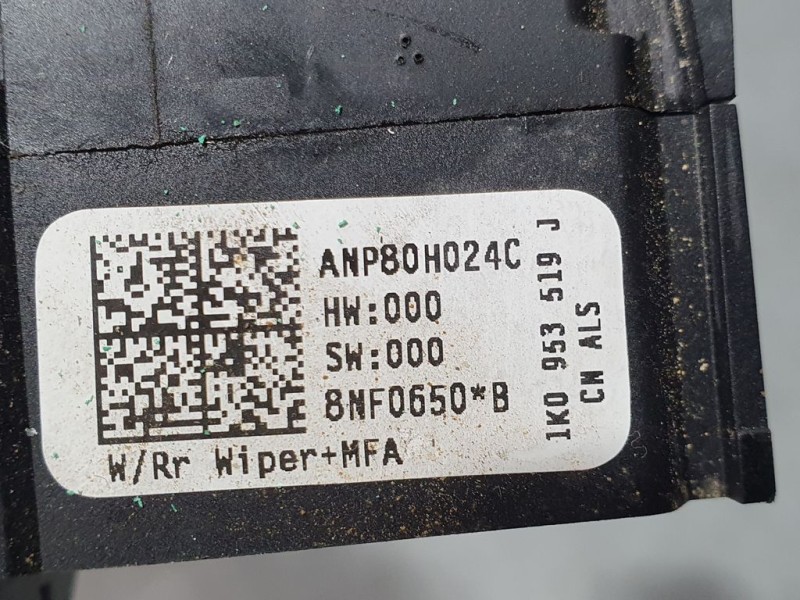 Recambio de mando limpia para volkswagen golf vi (5k1) advance referencia OEM IAM 1K0953519J  