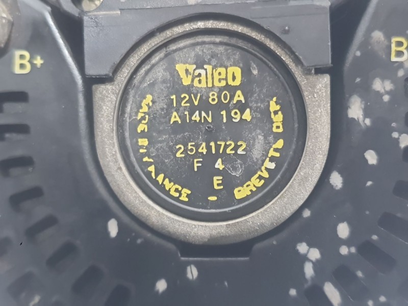 Recambio de alternador para peugeot 205 ii (20a/c) 1.1 referencia OEM IAM 2541722 A14N194 VALEO