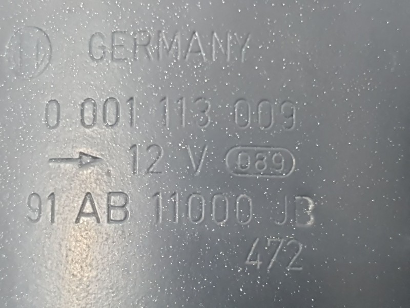 Recambio de motor arranque para ford fiesta iii (gfj) 1.3 cat referencia OEM IAM 91AB11000JB 0001113009 BOSCH