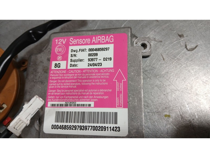 Recambio de airbag delantero izquierdo para citroën jumper iii furgoneta 2.2 bluehdi 120 referencia OEM IAM 7356857840 ZF 342729