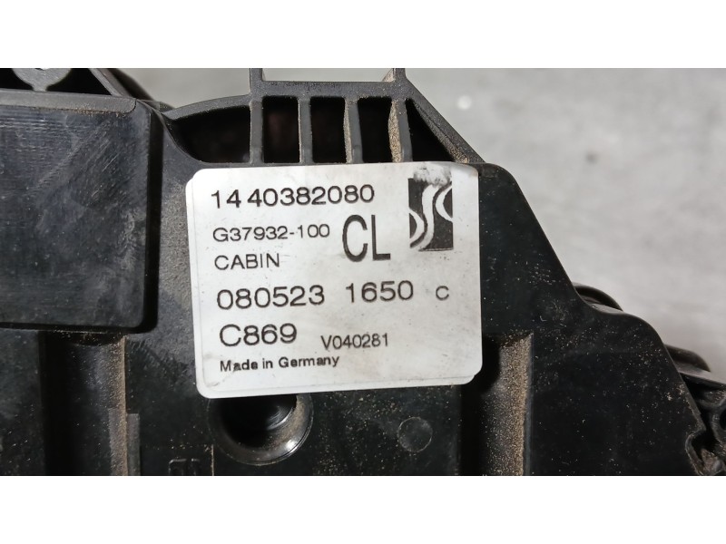 Recambio de cerradura puerta delantera derecha para citroën jumper iii furgoneta 2.2 bluehdi 120 referencia OEM IAM 1440382080 E