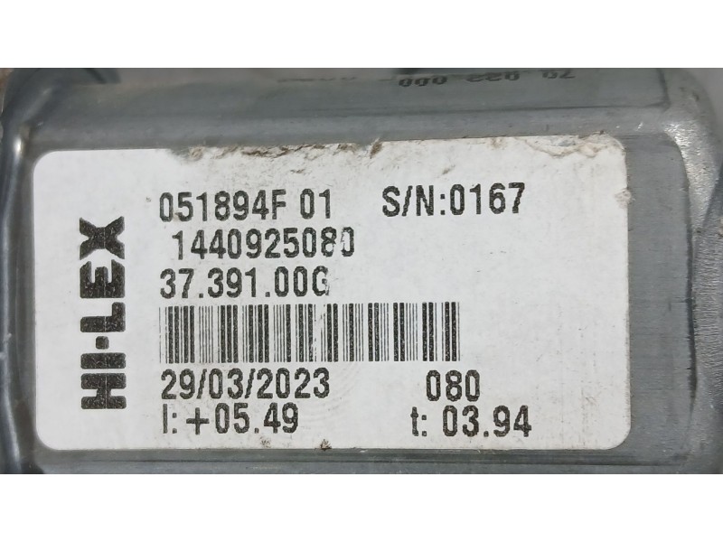 Recambio de elevalunas delantero derecho para citroën jumper iii furgoneta 2.2 bluehdi 120 referencia OEM IAM 1685323380 51894D0