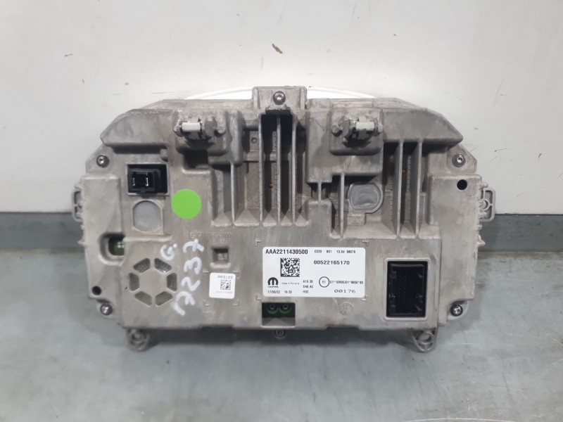 Recambio de cuadro instrumentos para fiat 500e (332_) elektro 3+1 (fa1) referencia OEM IAM 00522165170 AAA2211430500 MOPAR