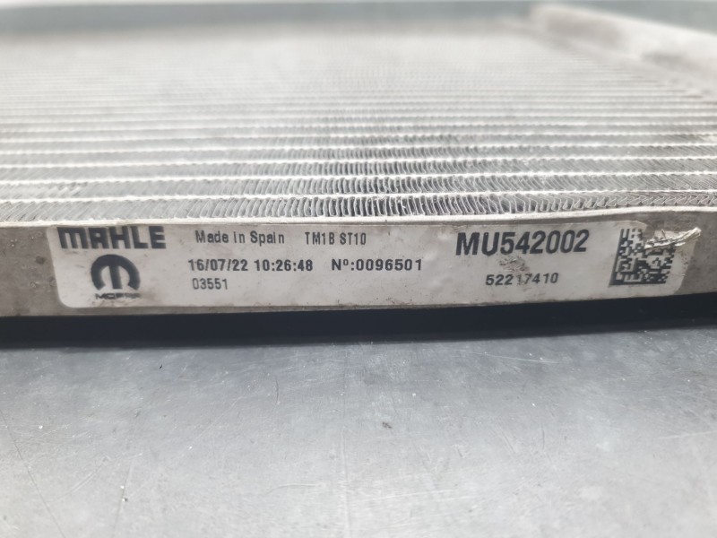 Recambio de condensador / radiador aire acondicionado para fiat 500e (332_) elektro 3+1 (fa1) referencia OEM IAM 52217410 MU5420
