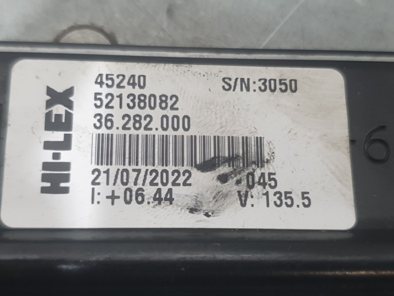 Recambio de elevalunas delantero izquierdo para fiat 500e (332_) elektro 3+1 (fa1) referencia OEM IAM 52138082 45240 HILEX