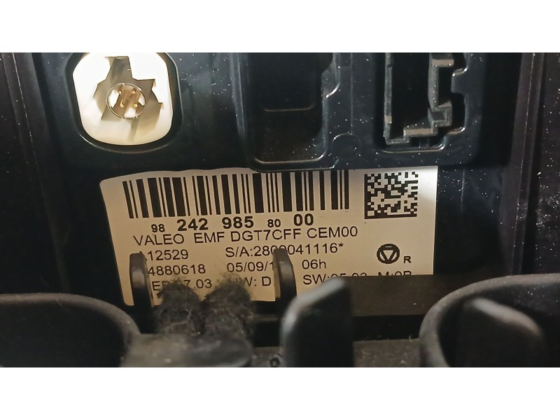 Recambio de sistema navegacion gps para citroën c4 cactus 1.5 bluehdi 100 referencia OEM IAM 9824298580 C/MANDO CLIMATIZADOR VAL