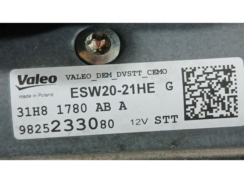 Recambio de motor arranque para citroën c4 cactus 1.5 bluehdi 100 referencia OEM IAM 9825233080 VALEO ESW2021HE