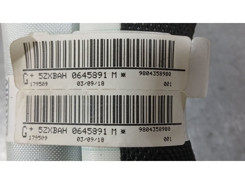 Recambio de airbag cortina delantero izquierdo para citroën c4 cactus 1.5 bluehdi 100 referencia OEM IAM 9804358980  
