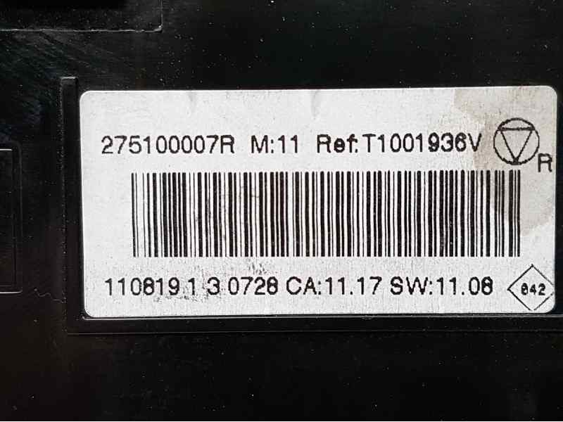 Recambio de mando climatizador para renault megane iii berlina 5 p business referencia OEM IAM 275100007R T1001936V VALEO 1 BOTO
