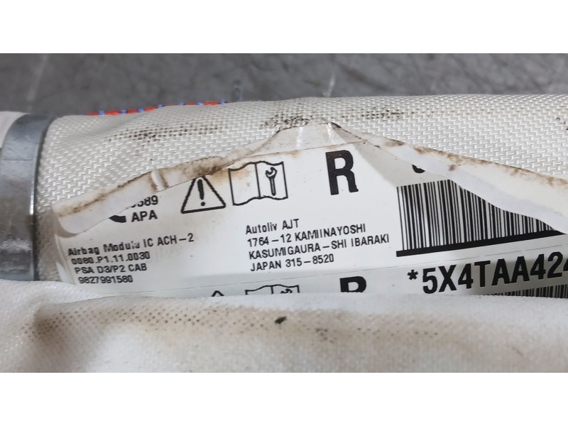 Recambio de airbag cortina delantero derecho para peugeot 208 (p2) allure referencia OEM IAM 9827991580 AUTOLIV 