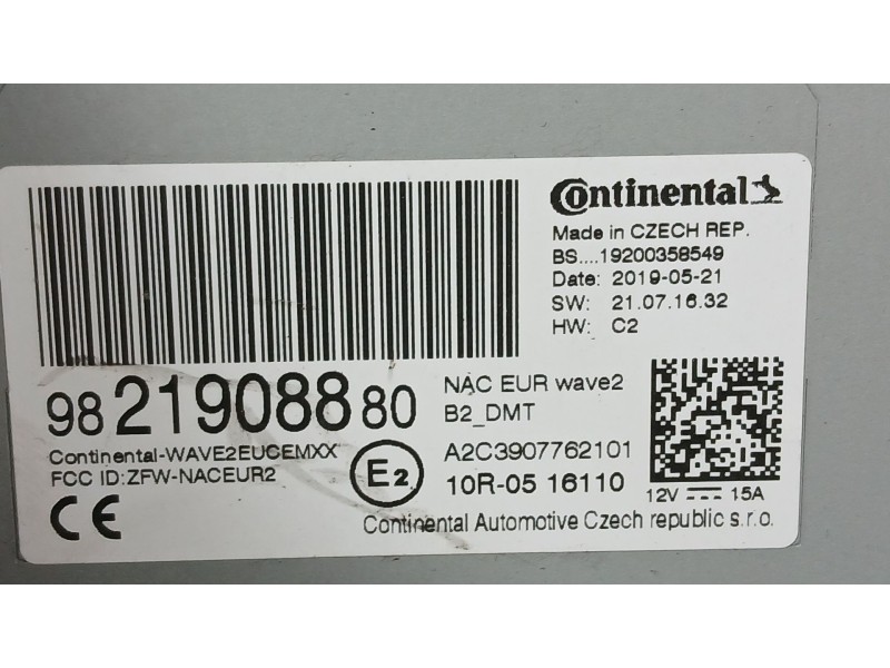 Recambio de sistema audio / radio para citroën c3 iii (sx) 1.2 vti 82 referencia OEM IAM   