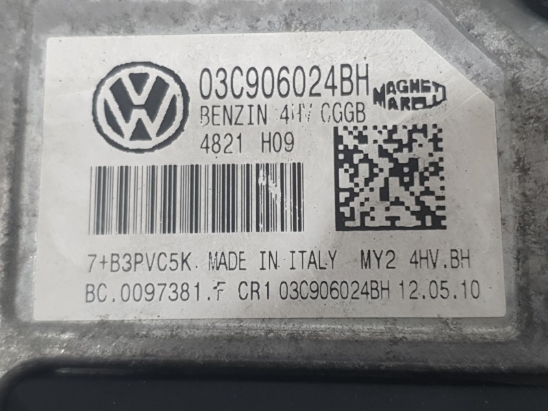 Recambio de centralita motor uce para volkswagen polo v (6r1, 6c1) 1.4 (6r1) referencia OEM IAM 03C906024BH 4821H09 MAGNETI MARE