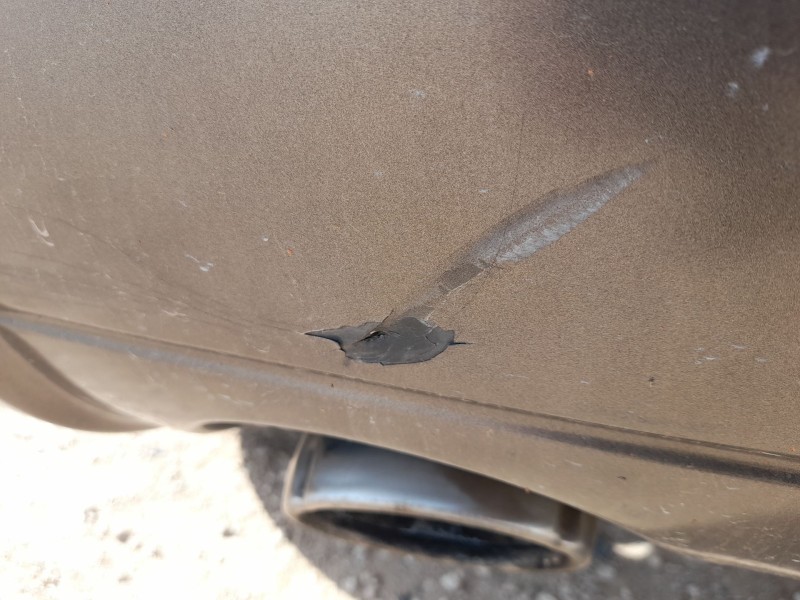 Recambio de paragolpes trasero para hyundai tucson (jm) 2.0 crdi referencia OEM IAM 866102E030 TOCADO 