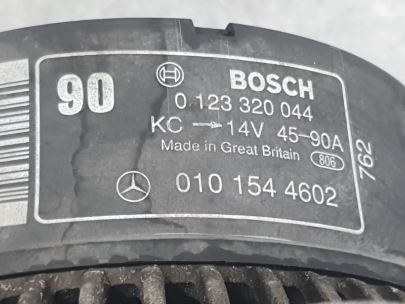 Recambio de alternador para mercedes-benz clk (c208) clk 200 (208.335) referencia OEM IAM A0101544602 0123320044 BOSCH
