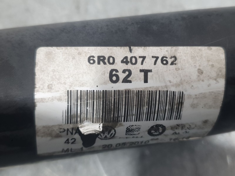 Recambio de transmision delantera derecha para volkswagen polo v (6r1, 6c1) 1.4 (6r1) referencia OEM IAM 6R0407762  