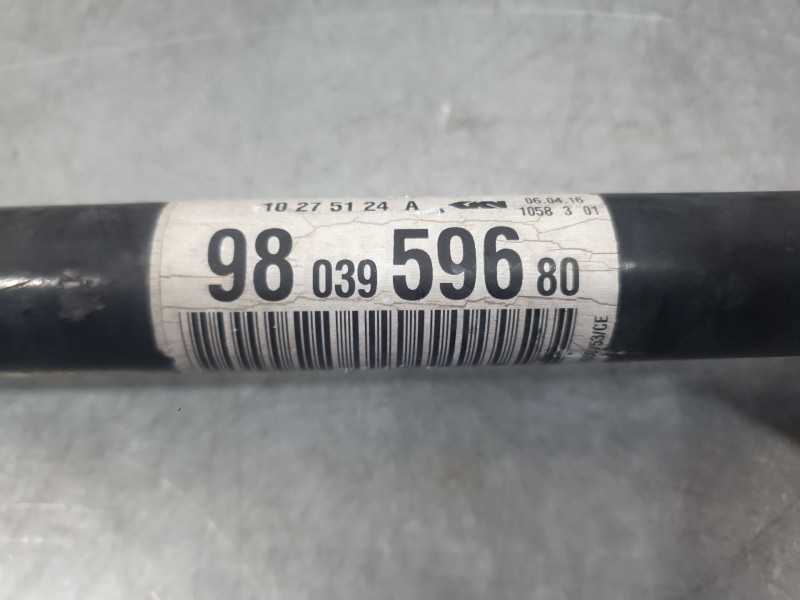 Recambio de transmision delantera derecha para peugeot 208 i (ca_, cc_) 1.2 vti 82 referencia OEM IAM 9803959680  