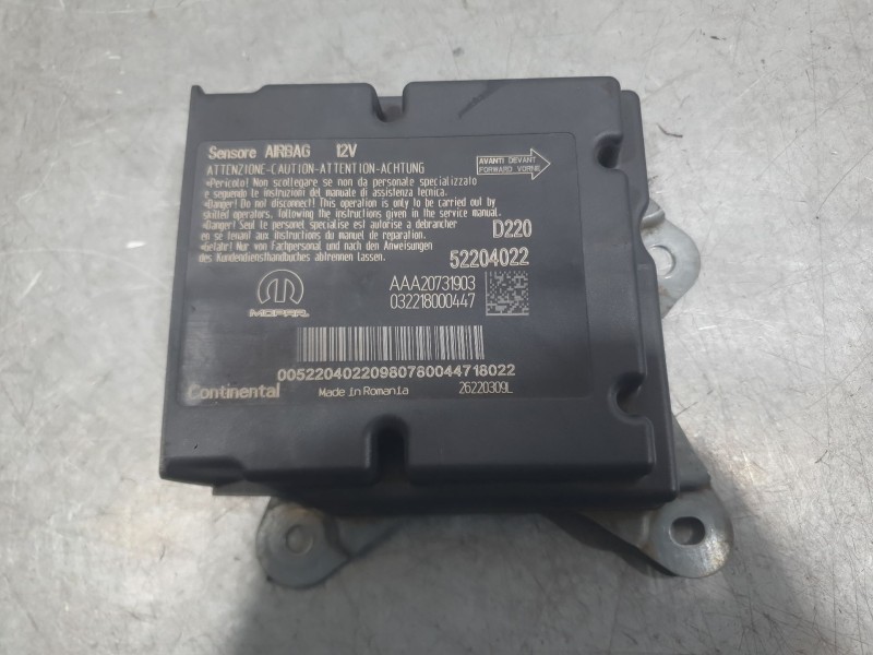 Recambio de kit airbag para fiat 500 e icon referencia OEM IAM 735743480 735799139 C/ SALPICADERO Y PRETENSORES