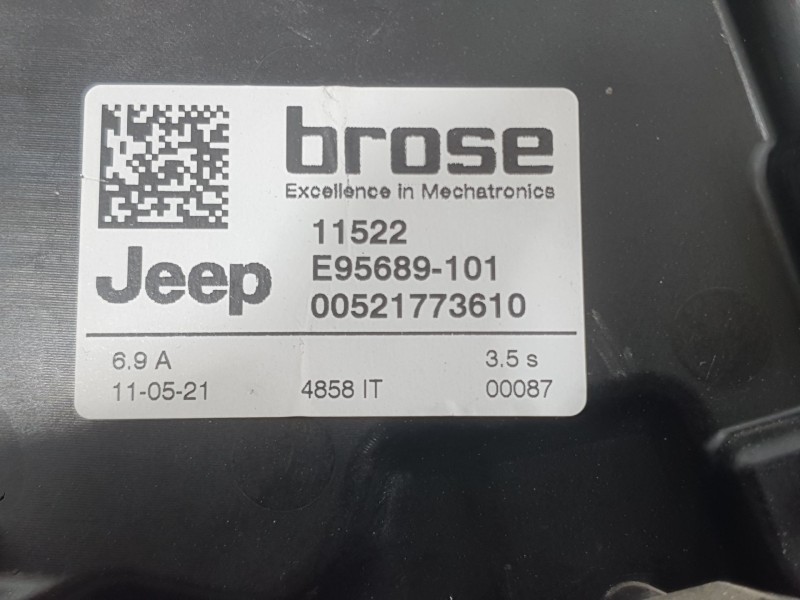 Recambio de elevalunas delantero derecho para jeep compass ii busines 4x2 referencia OEM IAM NVA20912  ELECTRICO