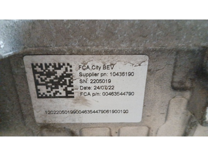 Recambio de motor completo para fiat 500e (332_) elektro 3+1 (fa1) referencia OEM IAM 463544790 ELECTRICO 10436190