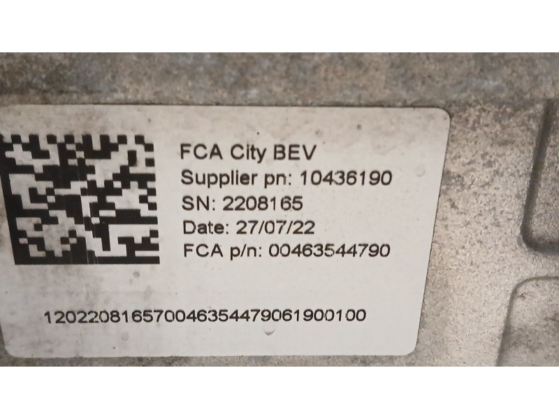 Recambio de motor completo para fiat 500 e icon referencia OEM IAM 46348460 MOTOR ELECTRICO 2208165