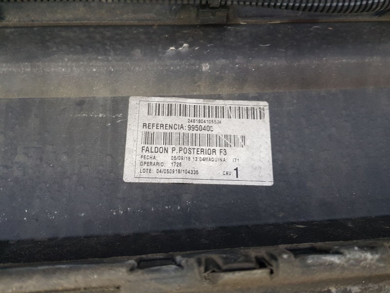Recambio de paragolpes trasero para citroën c4 cactus 1.5 bluehdi 100 referencia OEM IAM 1635037680  