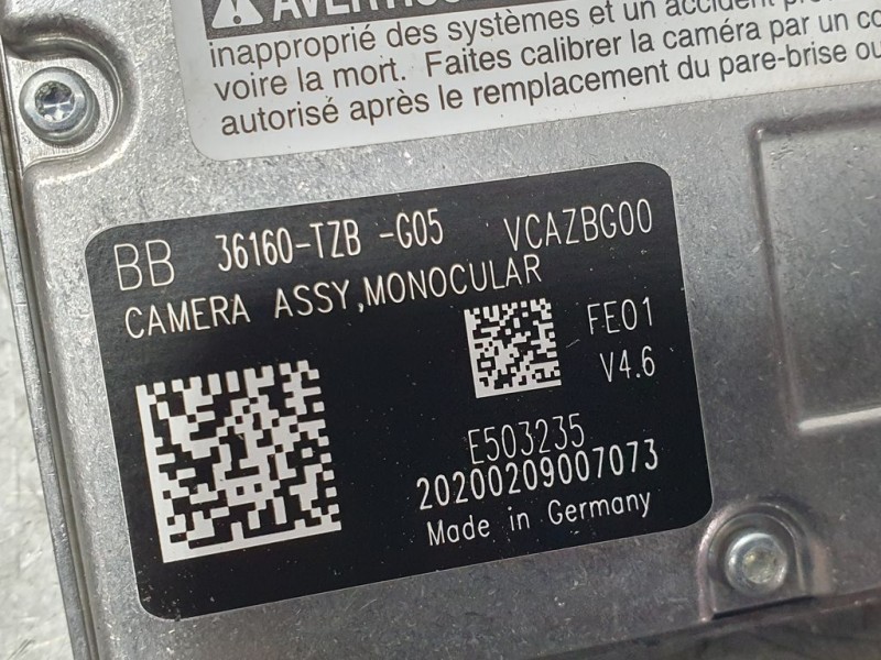 Recambio de camara para honda jazz (gr) 1.5 i-mmd hybrid elegance referencia OEM IAM 36160TZBG05 20200209007073 DELANTERA