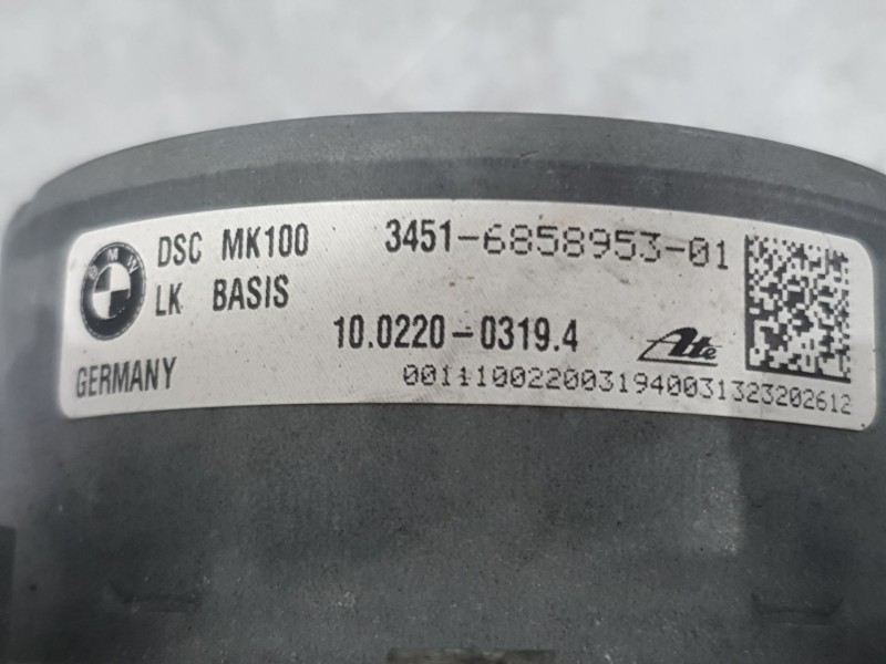 Recambio de abs para bmw 3 (f30, f80) 335 d xdrive referencia OEM IAM 34516858953 10022003194 ATE