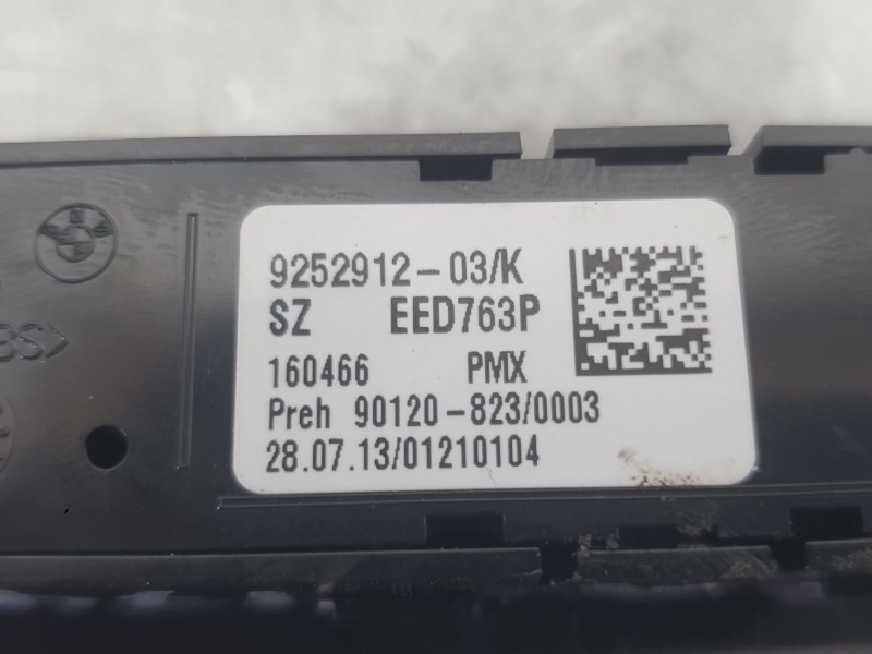 Recambio de mando multifuncion para bmw 3 (f30, f80) 335 d xdrive referencia OEM IAM 9252912 DRIVE MODE 
