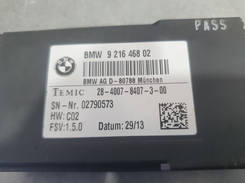 Recambio de modulo electronico para bmw 3 (f30, f80) 335 d xdrive referencia OEM IAM 921646802 TRASERO DERECHO 