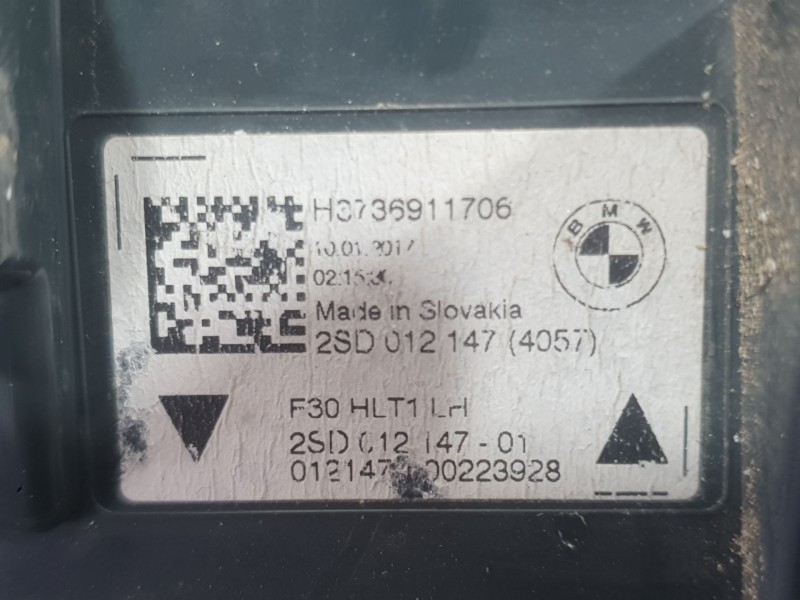 Recambio de piloto trasero izquierdo exterior para bmw 3 (f30, f80) 335 d xdrive referencia OEM IAM H3736911706  