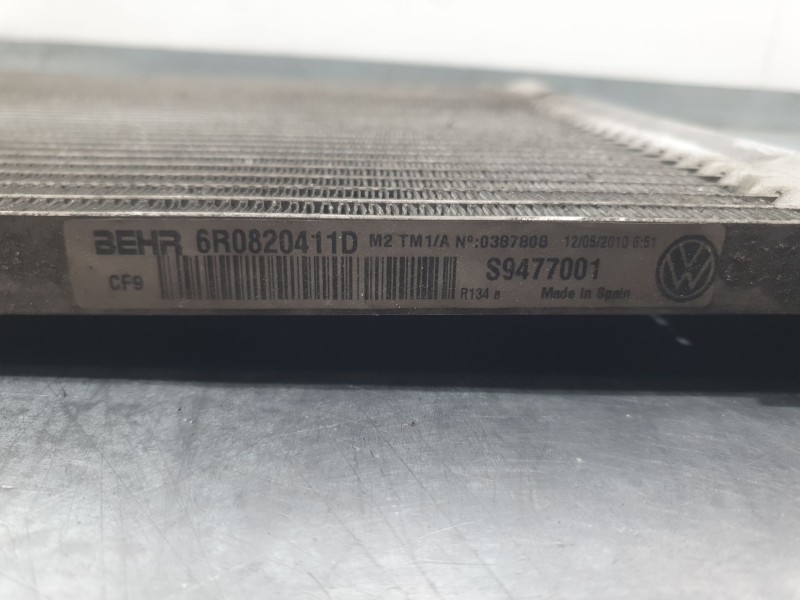 Recambio de condensador / radiador aire acondicionado para volkswagen polo v (6r1, 6c1) 1.4 (6r1) referencia OEM IAM 6R0820411D 