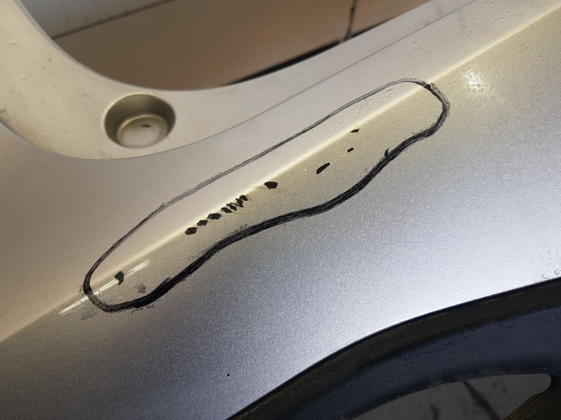 Recambio de paragolpes trasero para mg hs (as23) 1.5 ehs hybrid (csa6463) referencia OEM IAM 10021180SPRP TOCADO 