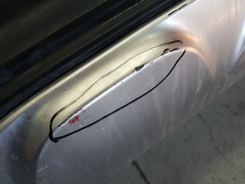 Recambio de paragolpes trasero para mg hs (as23) 1.5 ehs hybrid (csa6463) referencia OEM IAM 10021180SPRP TOCADO 