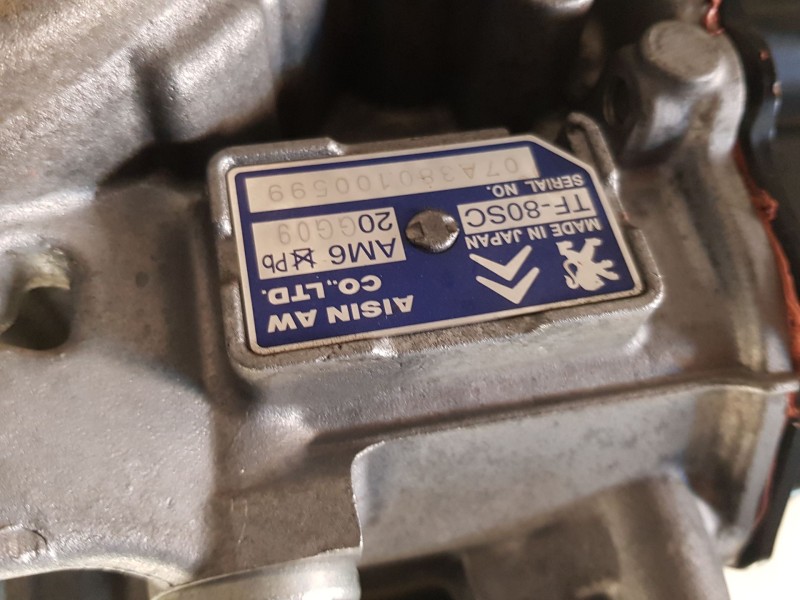 Recambio de caja cambios para citroën c6 (td_) 2.7 hdi referencia OEM IAM 20GG05 2222ZQ AUTOMATICA 07A380100599