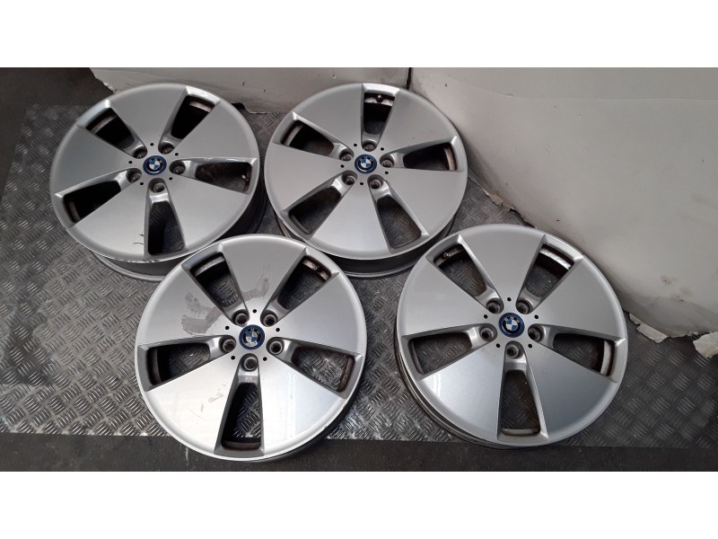 Recambio de juego llantas aluminio para bmw i3 (i01) electric referencia OEM IAM 5X19 5 TORN ET43 ROZADAS ALUMINIO