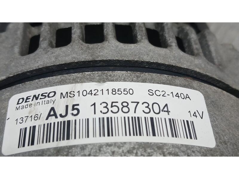 Recambio de alternador para opel astra k lim. 5türig selective referencia OEM IAM 13587304 DENSO 1042118550