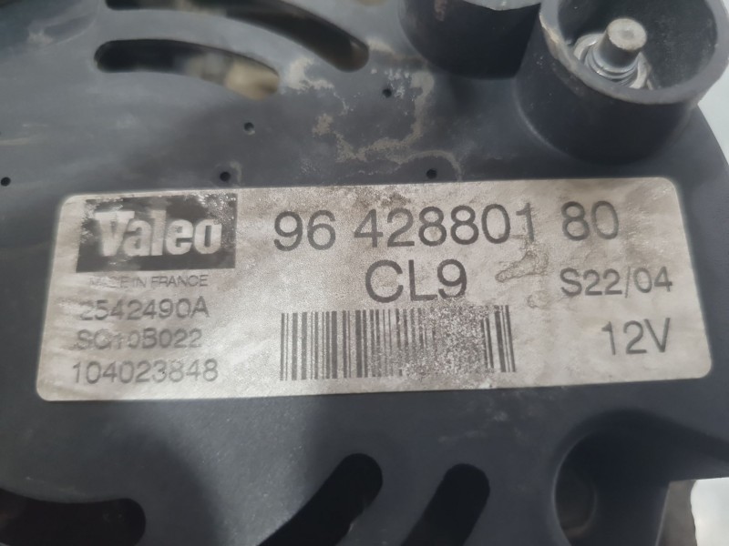 Recambio de alternador para citroën xsara picasso (n68) 1.6 referencia OEM IAM 9642880180 2542490A VALEO