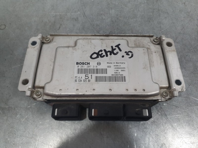 Recambio de centralita motor uce para citroën xsara picasso (n68) 1.6 referencia OEM IAM 9653492580 0261207318 BOSCH
