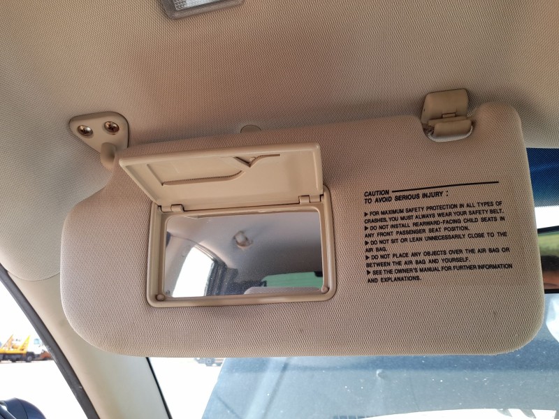 Recambio de parasol izquierdo para hyundai tucson (jm) 2.0 crdi referencia OEM IAM 852012E100GF  