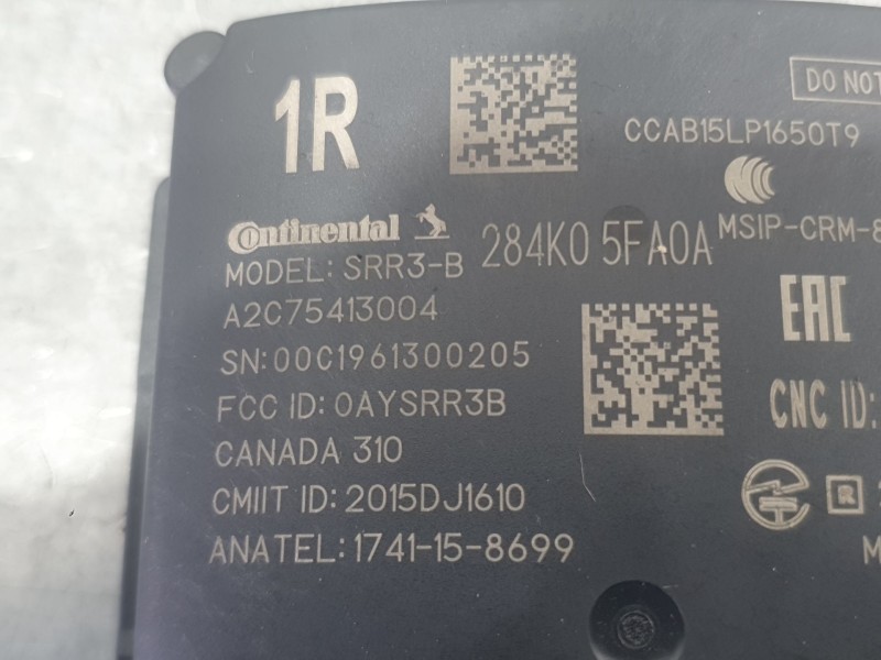 Recambio de modulo electronico para nissan micra v (k14) 1.0 ig-t 100 referencia OEM IAM 284K05FA0A A2C75413004 CONTINENTAL