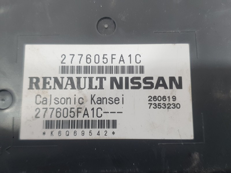 Recambio de modulo electronico para nissan micra v (k14) 1.0 ig-t 100 referencia OEM IAM 277605FA1C 260619 CALSONIC