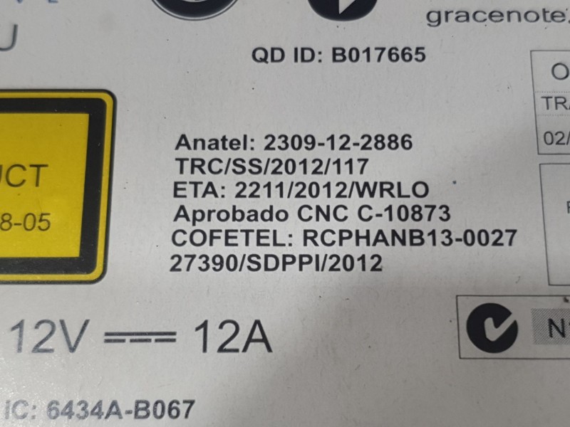 Recambio de sistema audio / radio cd para bmw 3 (f30, f80) 335 d xdrive referencia OEM IAM 932731801  