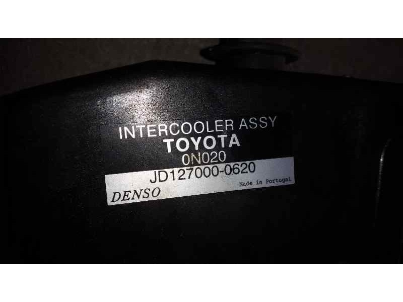 Recambio de intercooler para toyota yaris (ksp9/scp9/nlp9) blue referencia OEM IAM JD1270000620 0N020 DENSO