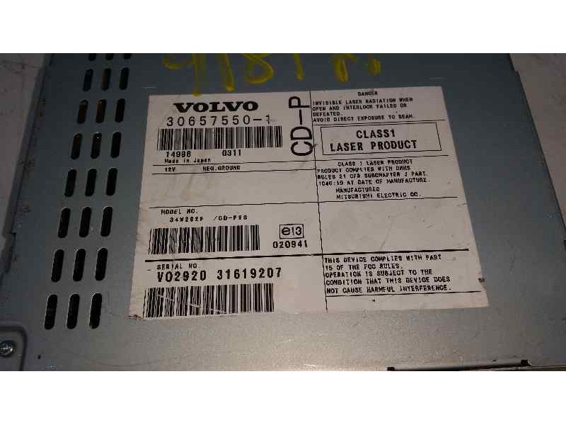 Recambio de sistema navegacion gps para volvo xc90 d5 referencia OEM IAM 306562451  